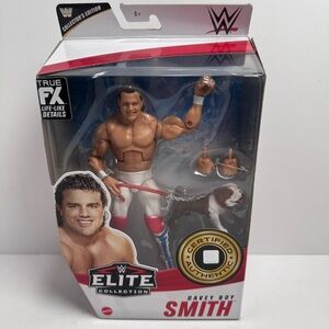WWE Elite Collection Davey Boy Smith Action Figure Certified Authentic